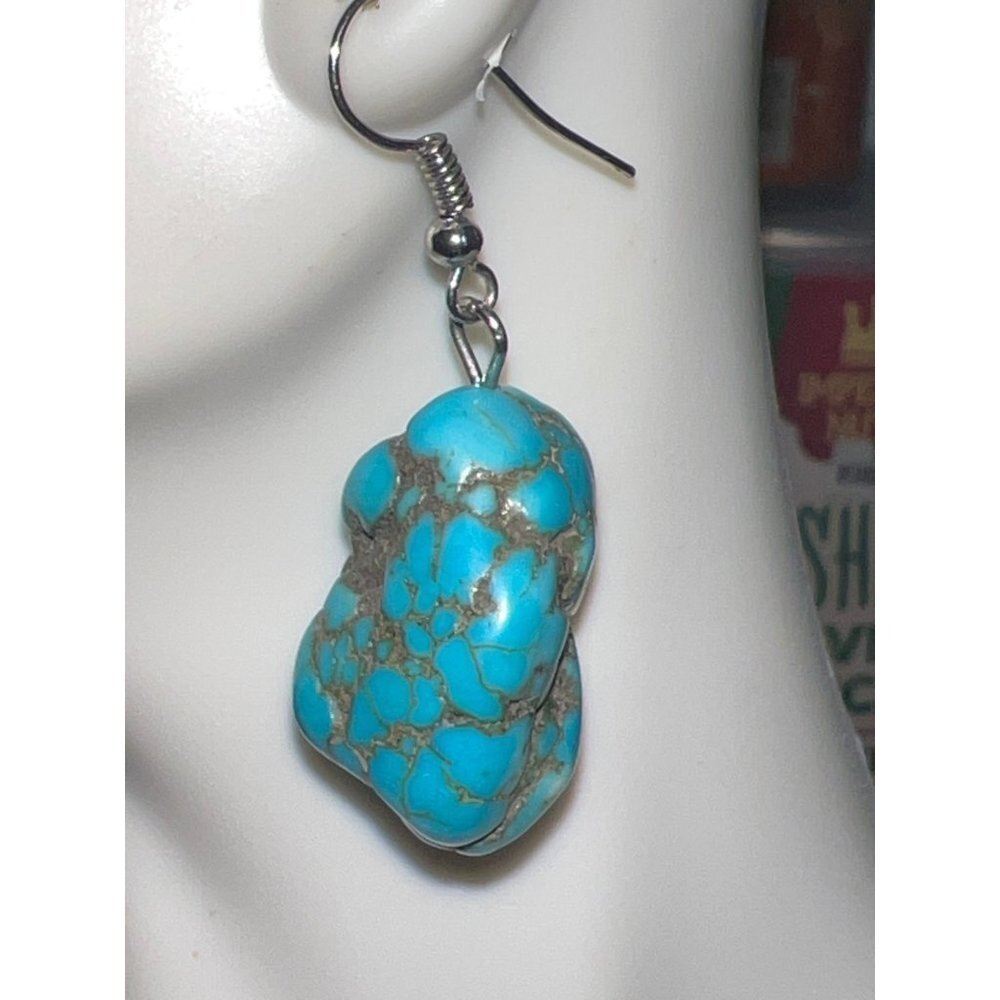 Bubble Gum Howlite Earrings